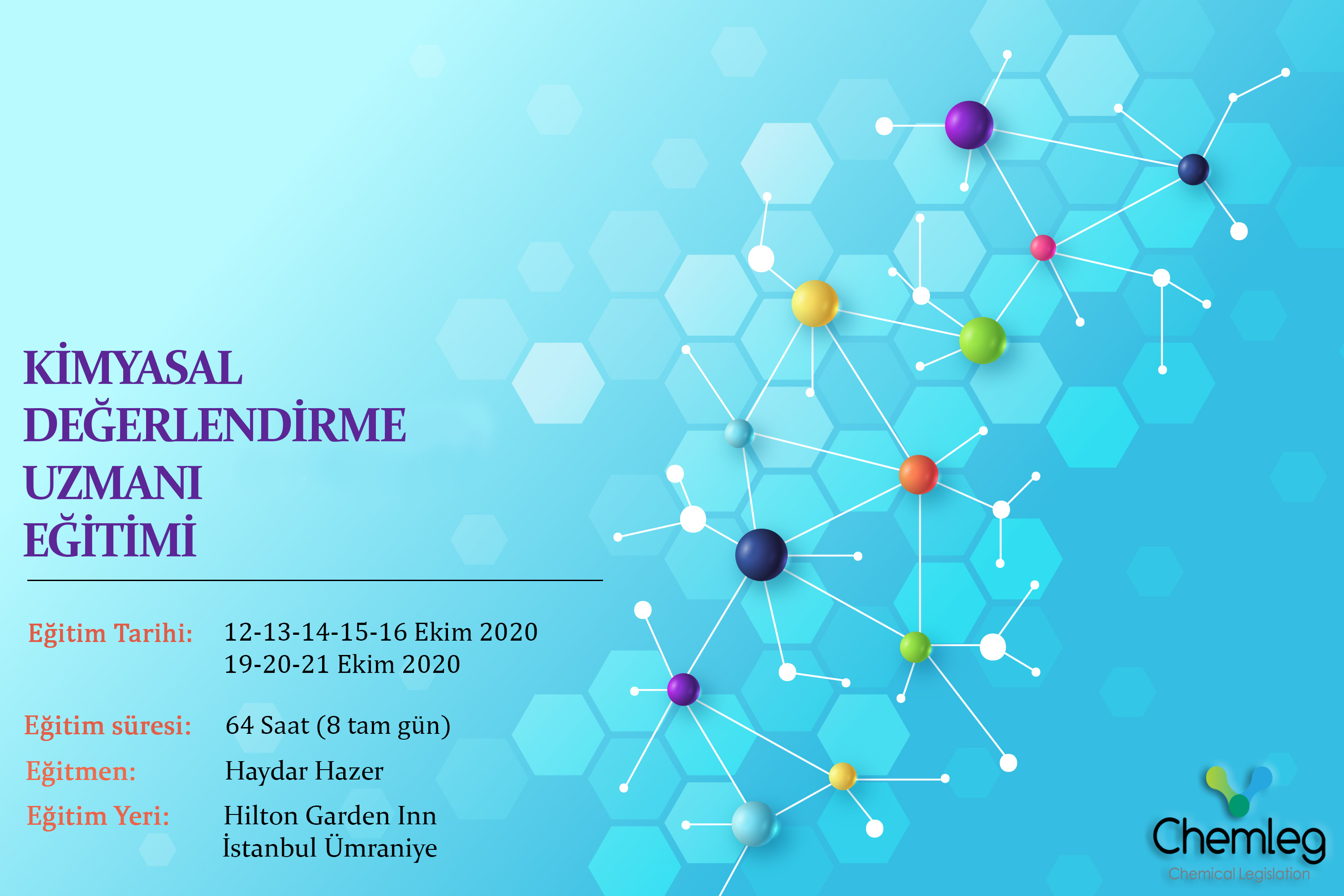 EKİM 2020 - KİMYASAL DEĞERLENDİRME UZMANI (KDU) EĞİTİMİ