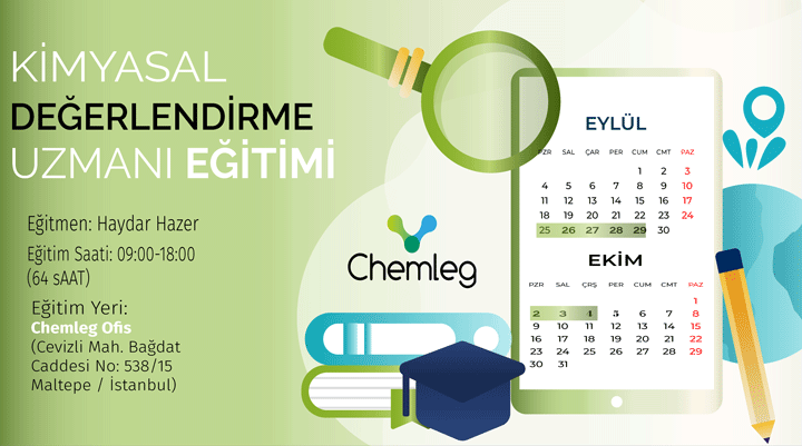 EYLÜL-EKİM 2023 - KİMYASAL DEĞERLENDİRME UZMANI EĞİTİMİ (KDU EĞİTİMİ)