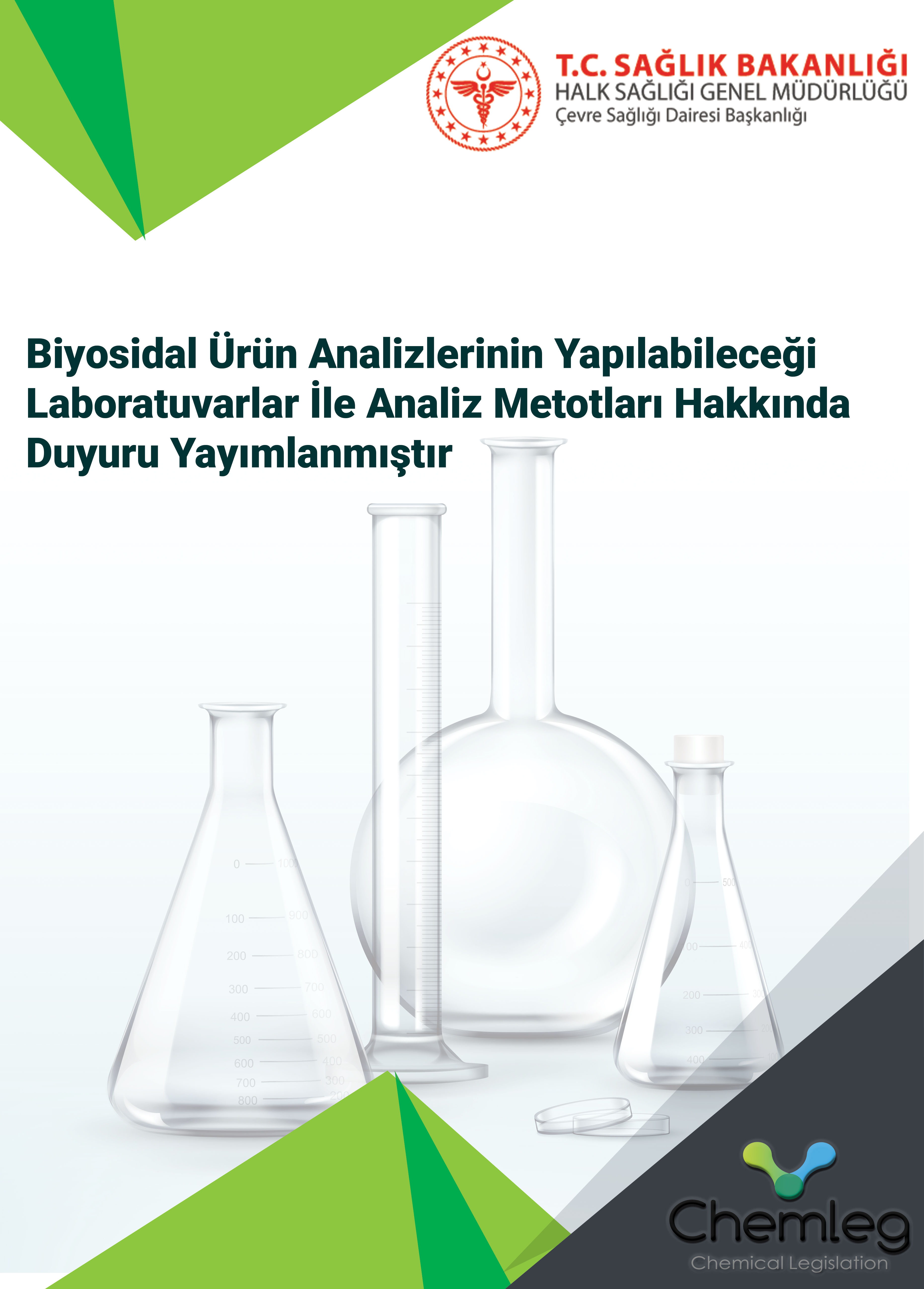 Biyosidal Ürün Analizlerinin Yapılabileceği Laboratuvarlar İle Analiz Metotları Hakkında Duyuru Yayımlanmıştır