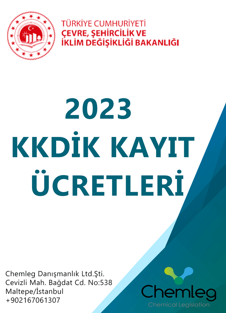 2023 KKDİK Kayıt Ücretleri Yayımlandı