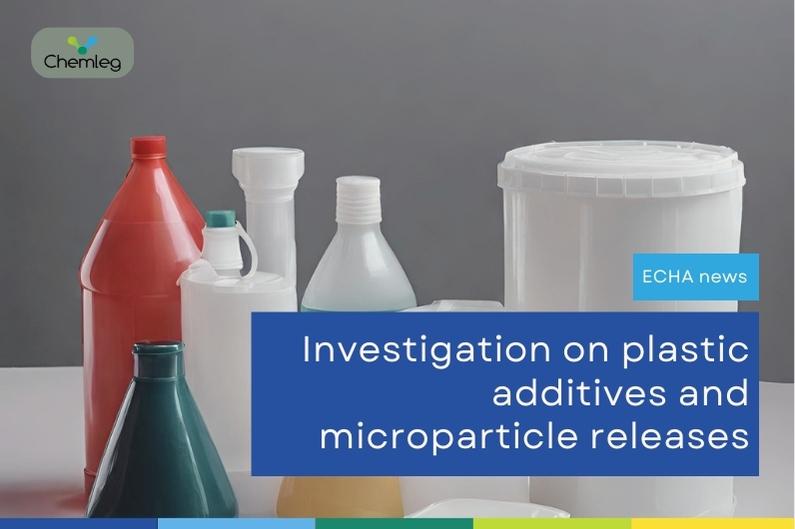 ECHA: An Investigation on PVC Additives and Microparticle Releases