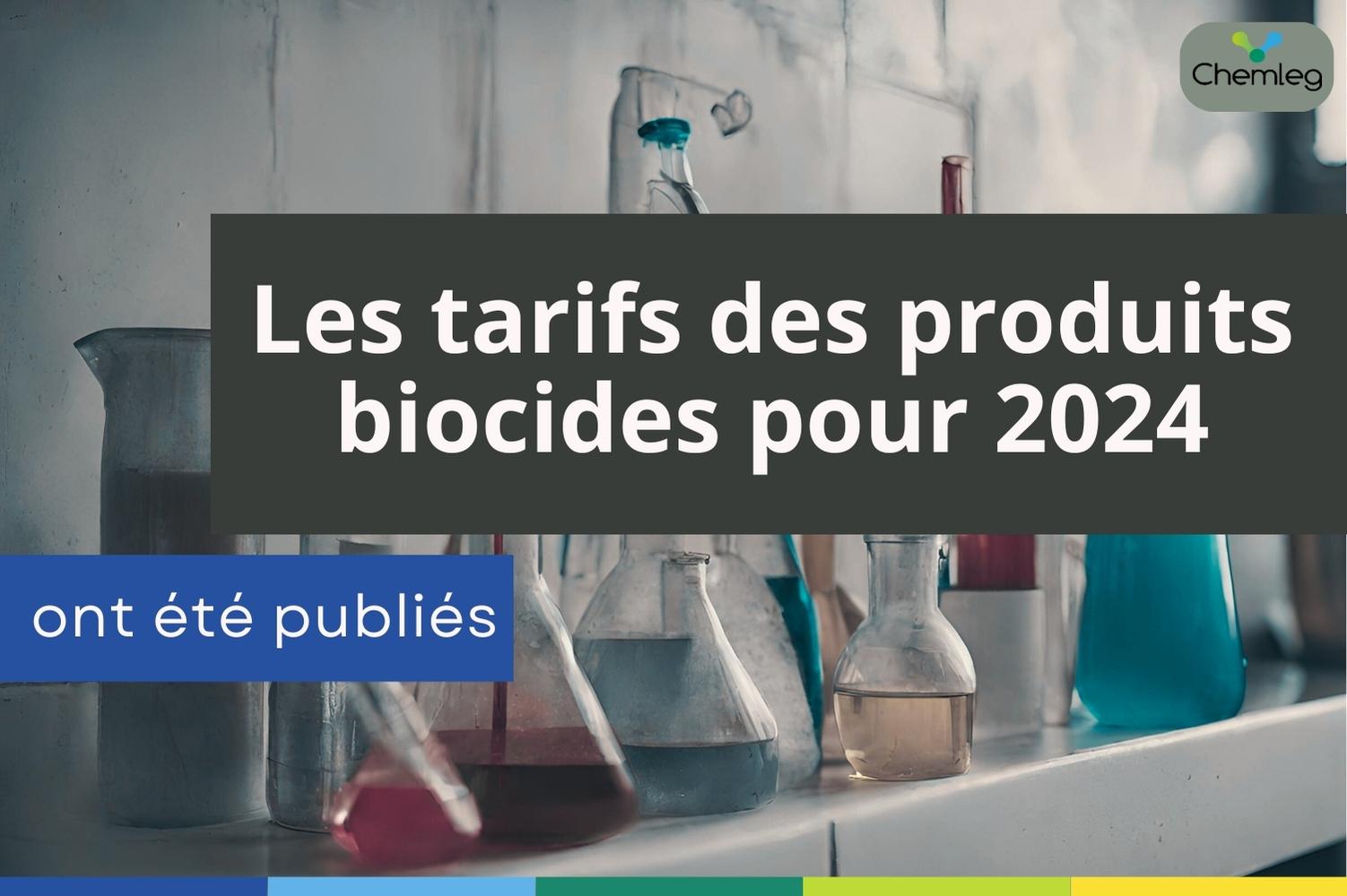 Produits biocides: redevances 2024 en Turquie