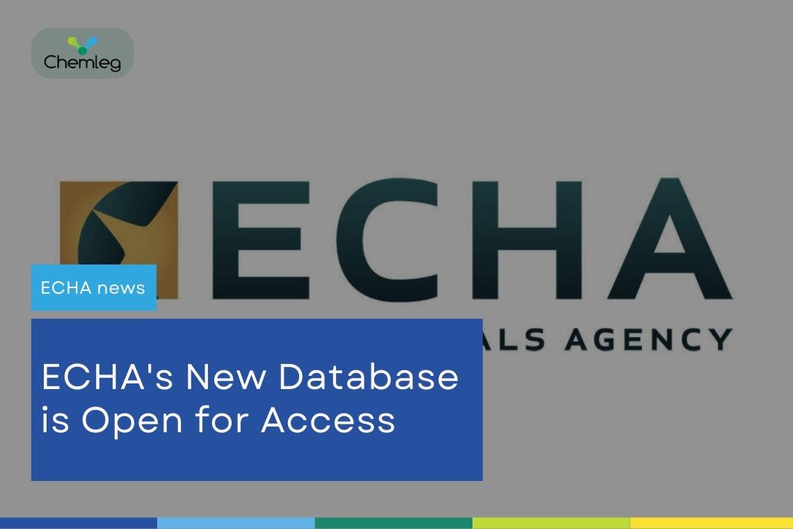 ECHA's New Database: ECHAChem