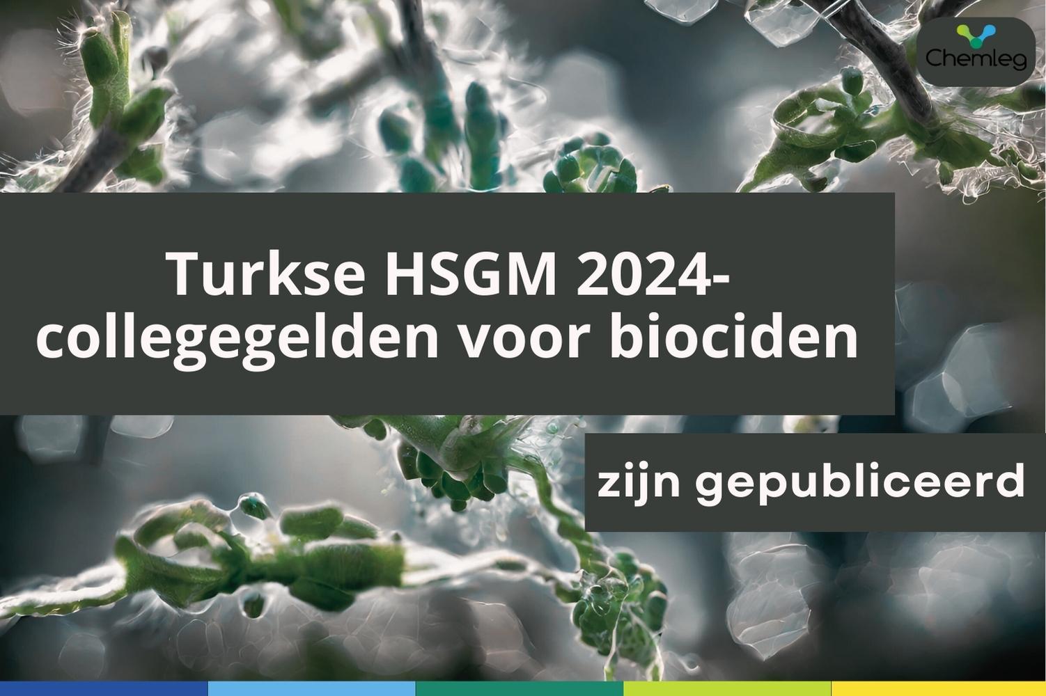2024 Turkse HSGM Prijs Tarieven Handleiding | Biocidale Producten