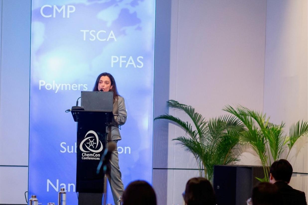 Elif Koç a donné une présentation lors de ChemCon