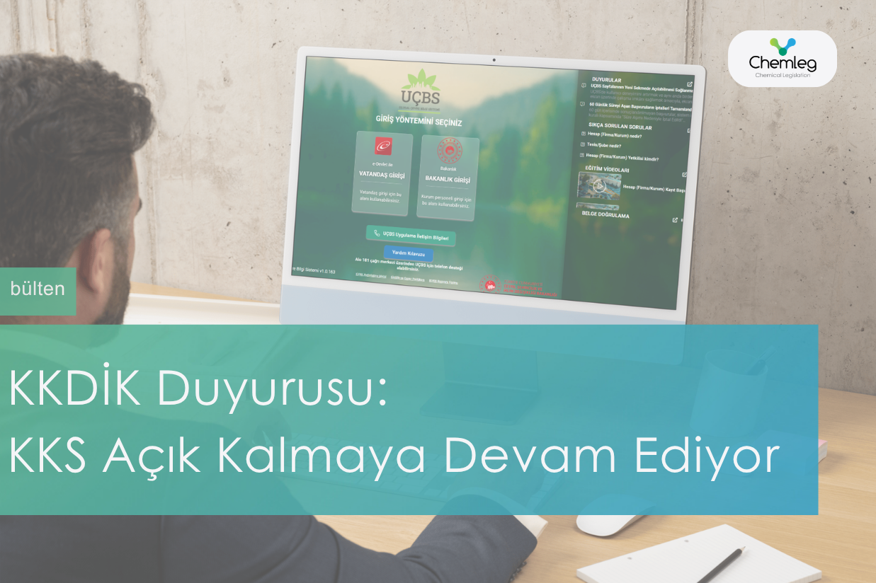 KKDİK'te 42 bin kayıt aşıldı: Kimyasal Kayıt Sistemi açık kalmaya devam ediyor