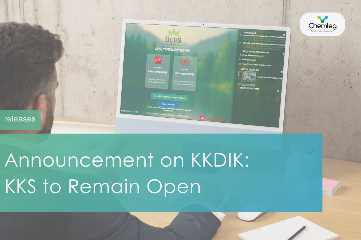 KKDIK Registrations Exceed 42,000: Chemical Registration System to Remain Open