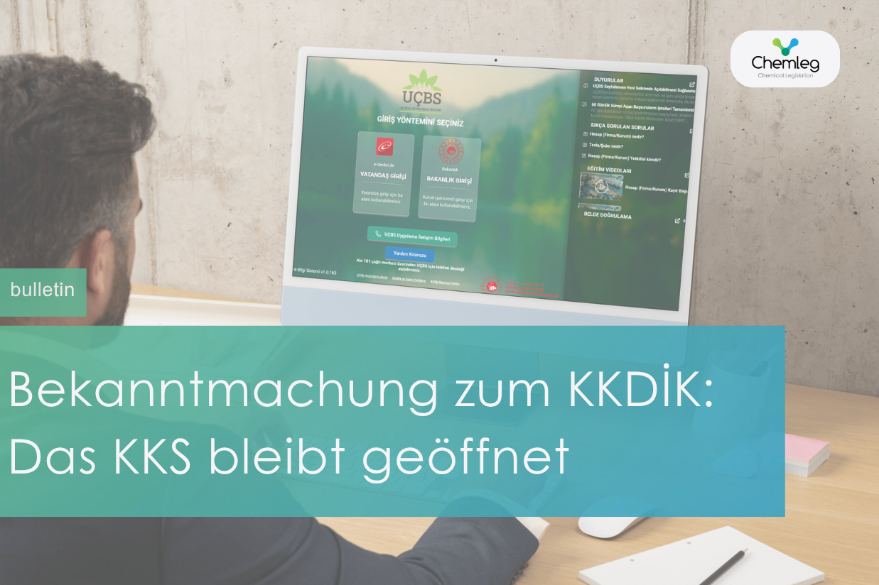 Mehr als 42.000 KKDİK-Registrierungen: Das Chemikalienregistrierungssystem bleibt geöffnet